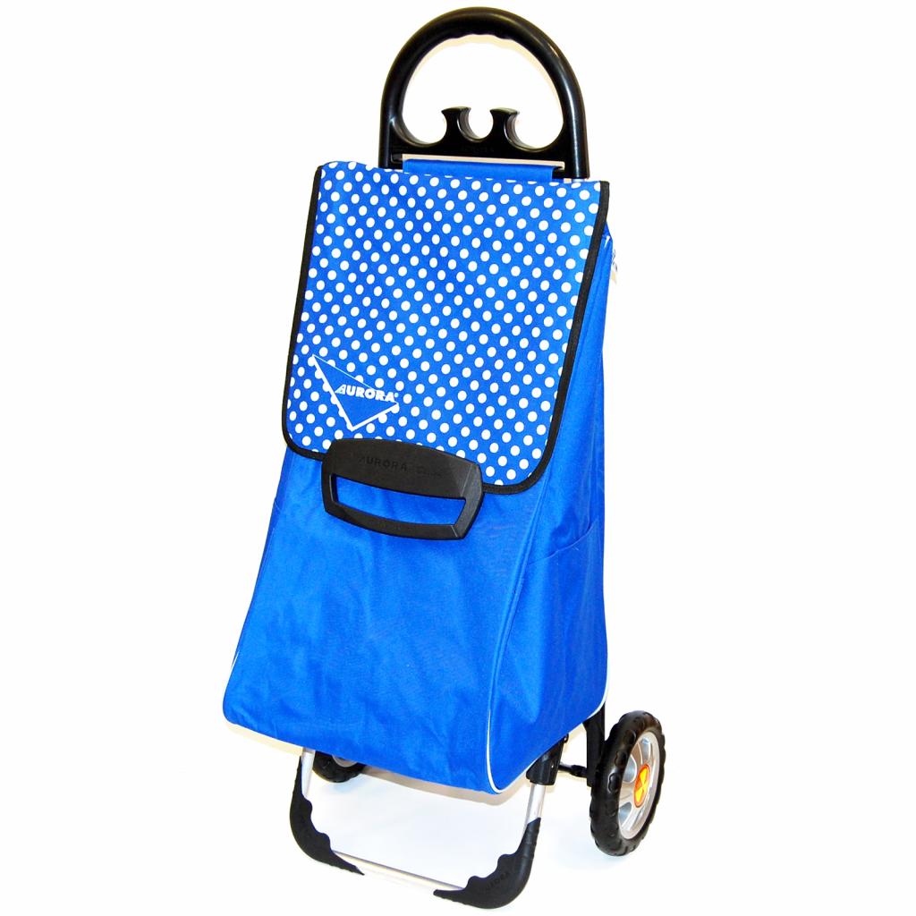 

Сумка-тележка Aurora Milano 60 л Blue/White point