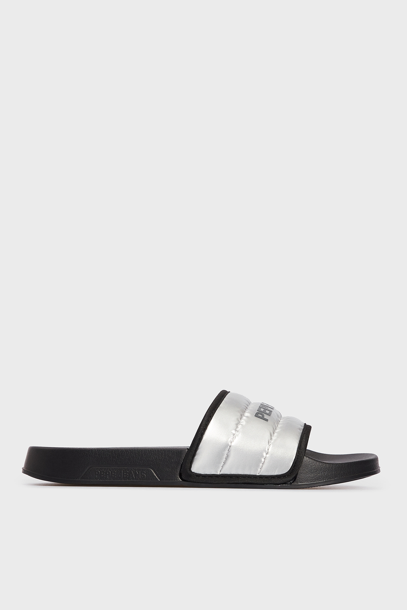 

Женские серебристые слайдеры Pepe Jeans 36 PLS70102