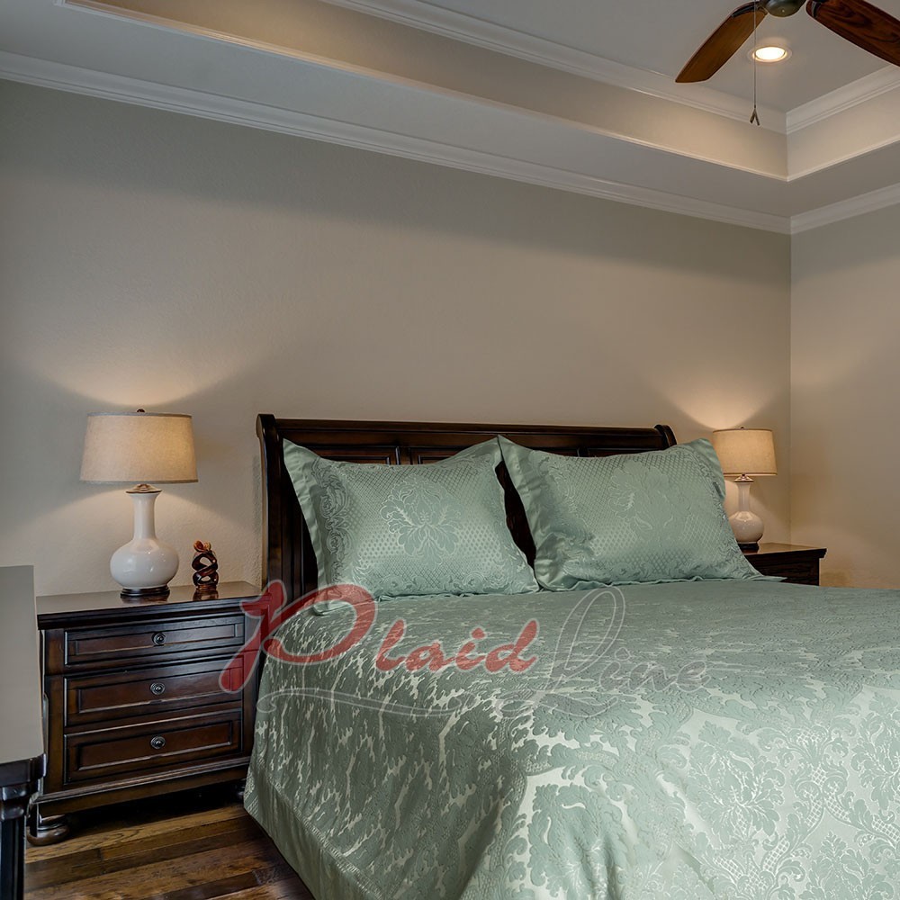 

Покрывало жаккардовое Zeron Venus Su Yesili 240х260 с наволочками