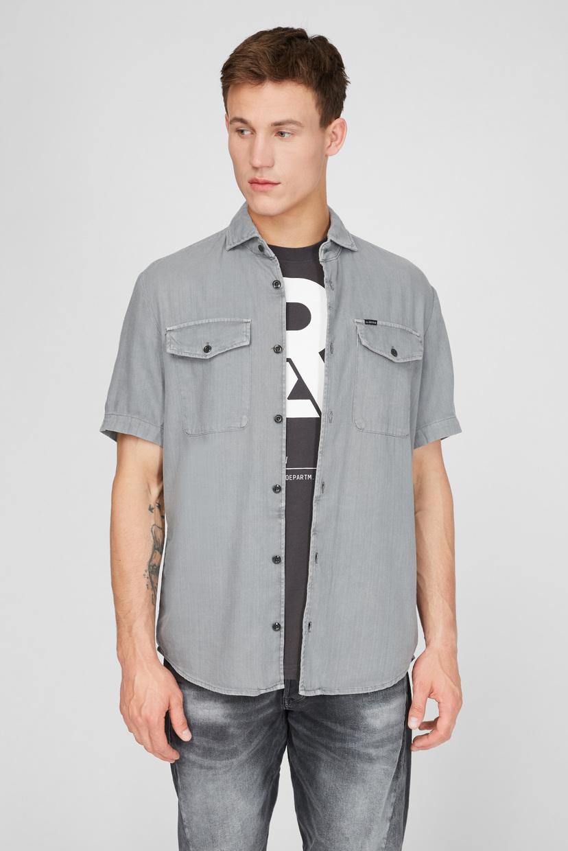 

Мужская серая рубашка Marine service slim G-Star RAW S D19751,7647