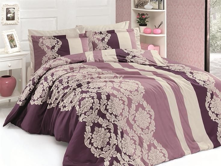 

Постельное белье Cotton Satin 160 х 220 см семейный Kavin Pudra First Choice k-31093