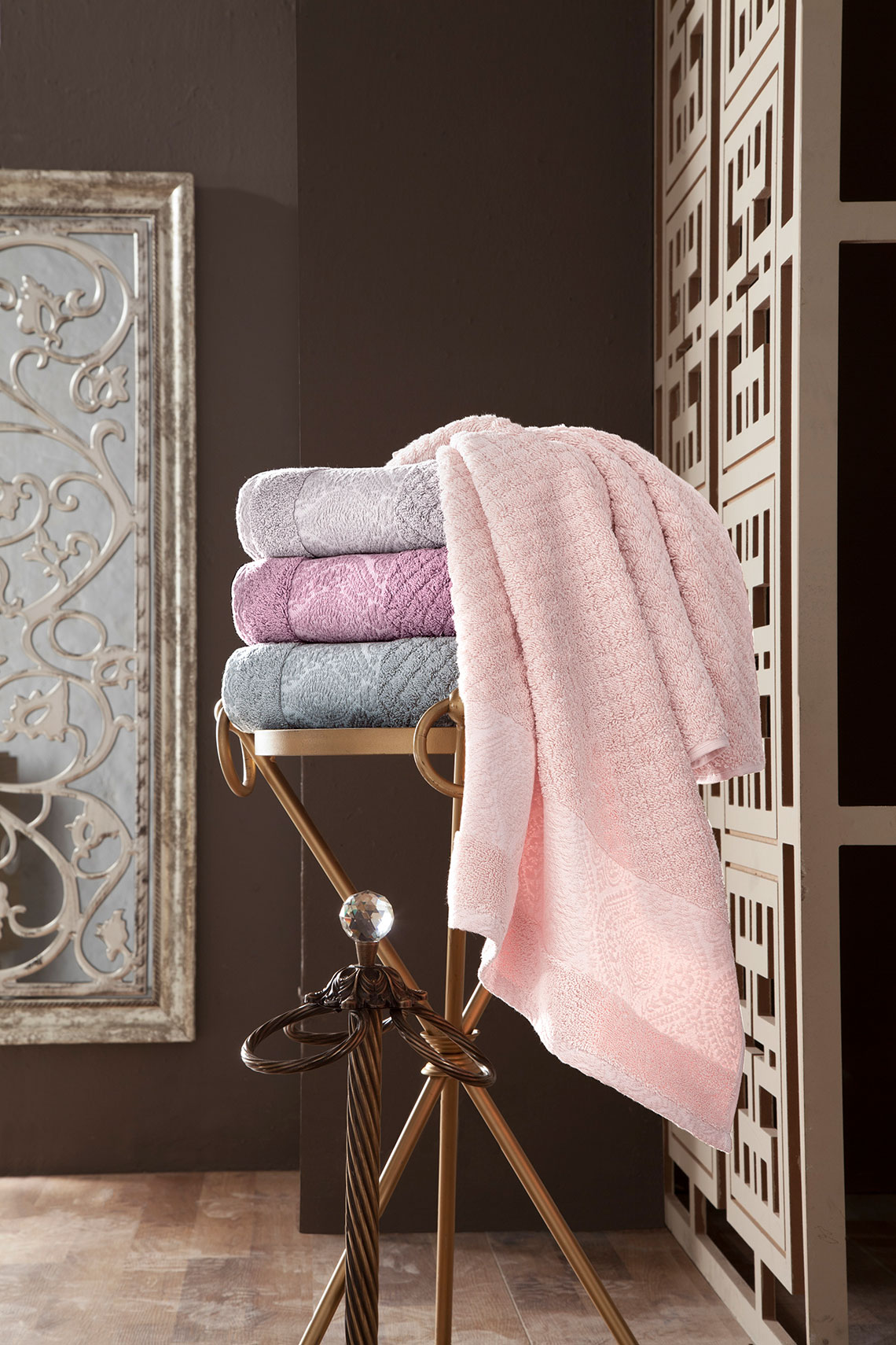 

Набор полотенец 70х140 Pupilla Collection Dеkor, банные 4 шт. Pupilla k-5099