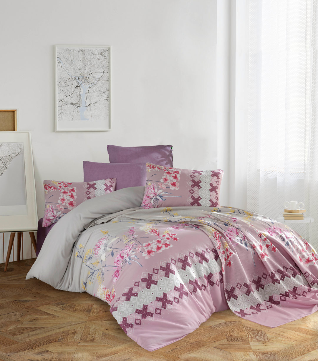 

Постільна білизна Istanbul 200×220 Cooton Life, Larisse mor Istanbul k-ist 31018