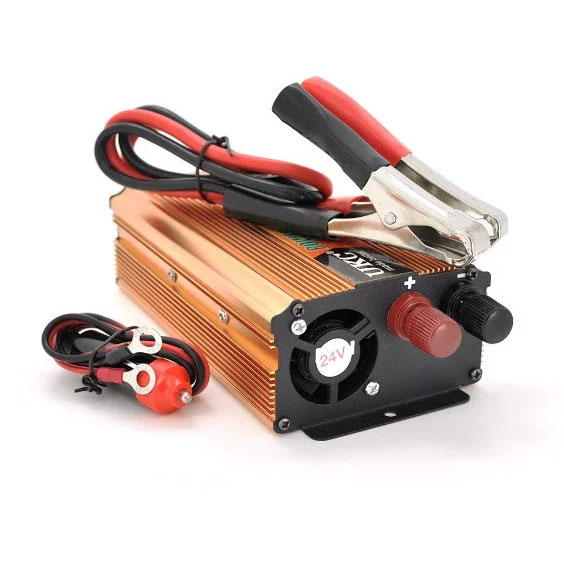 

Блок питания Преобразователь напряжения Voltronic, 500W, 12/220V, универсальная розетка, крокодиллы, 1 USB выход