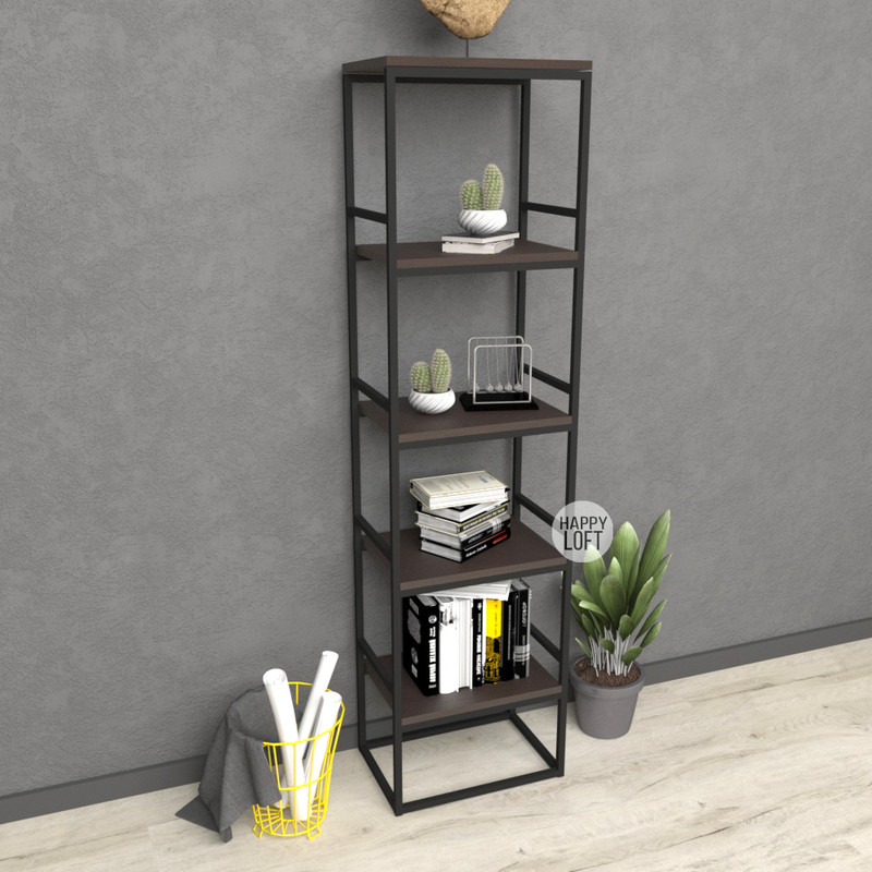 

Стеллаж LoftMLT E104 152х40х27 ЛДСП Дуб Венге Магия 16мм