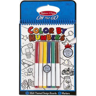 

Набор для творчества Melissa&Doug Цветная раскраска по номерам голубая (MD5378)
