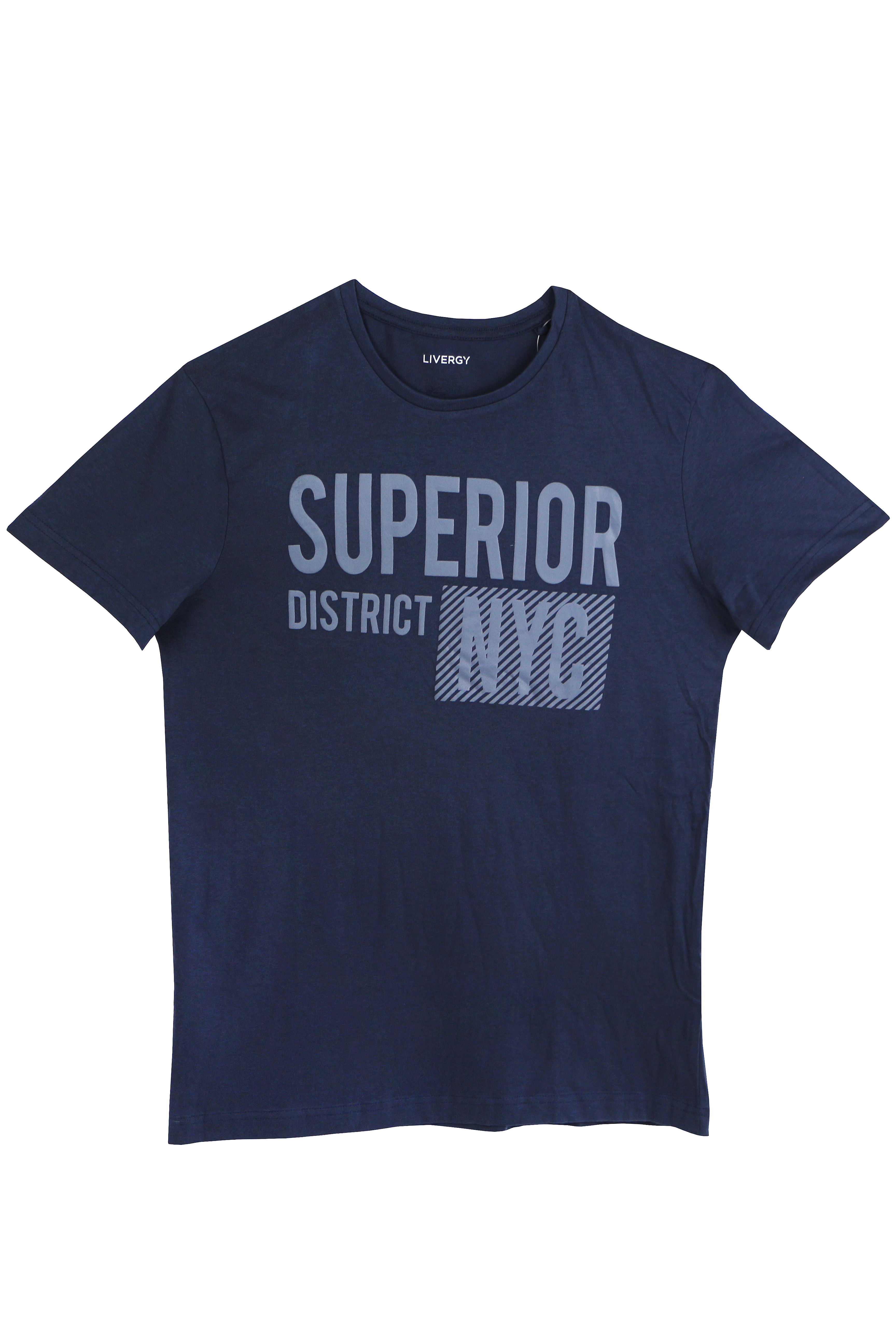 

Футболка мужская с круглым вырезом LIVERGY  темно синий WE-110173, Футболка мужская с круглым вырезом LIVERGY S темно синий WE-110173