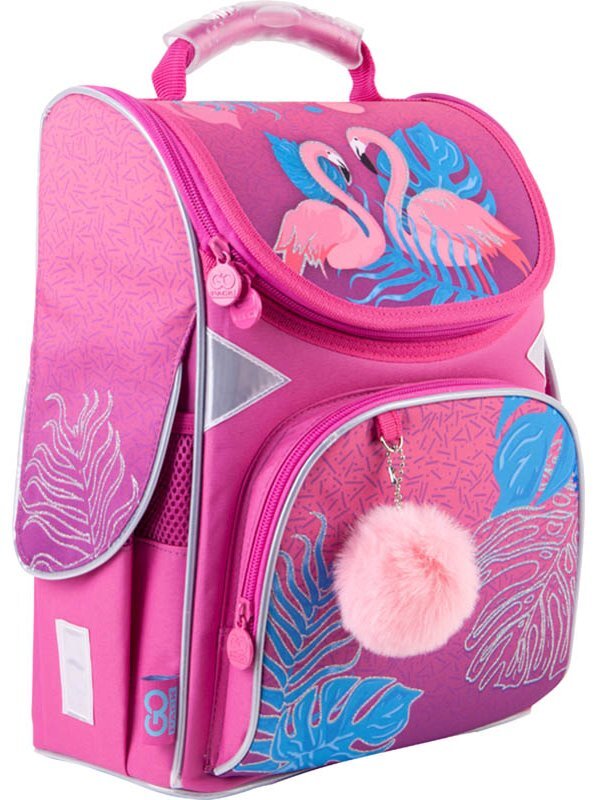 

Рюкзак шкільний GoPack GO21-5001S-4 Pink flamingoes