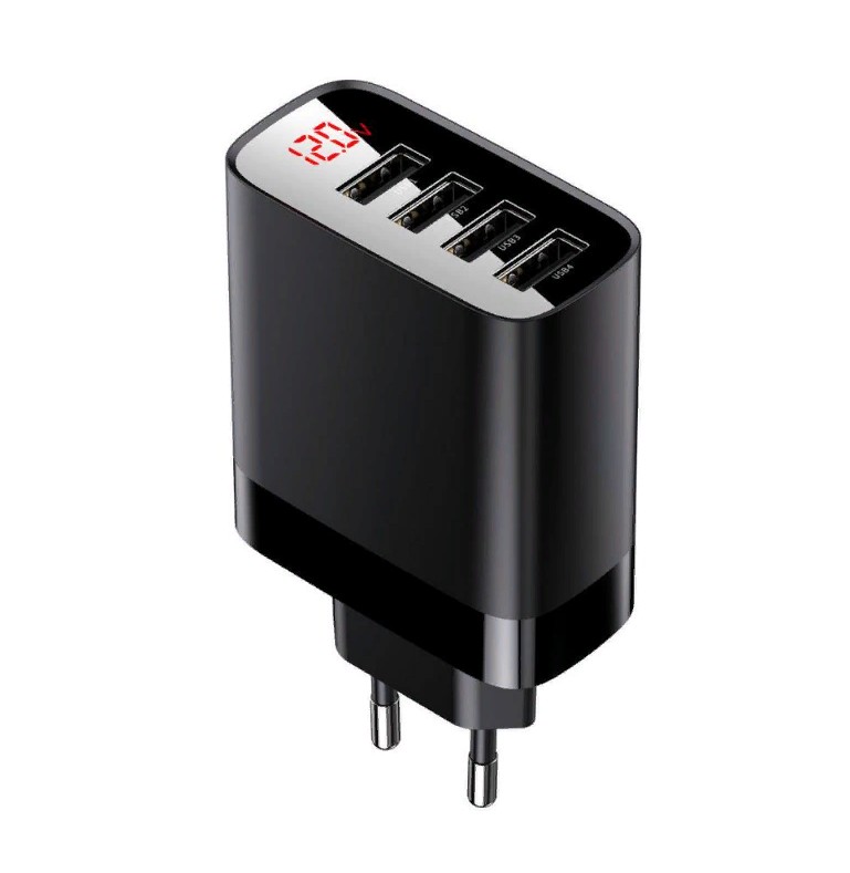 

Зарядное устройство Baseus Fast Charge 30W 4USB black