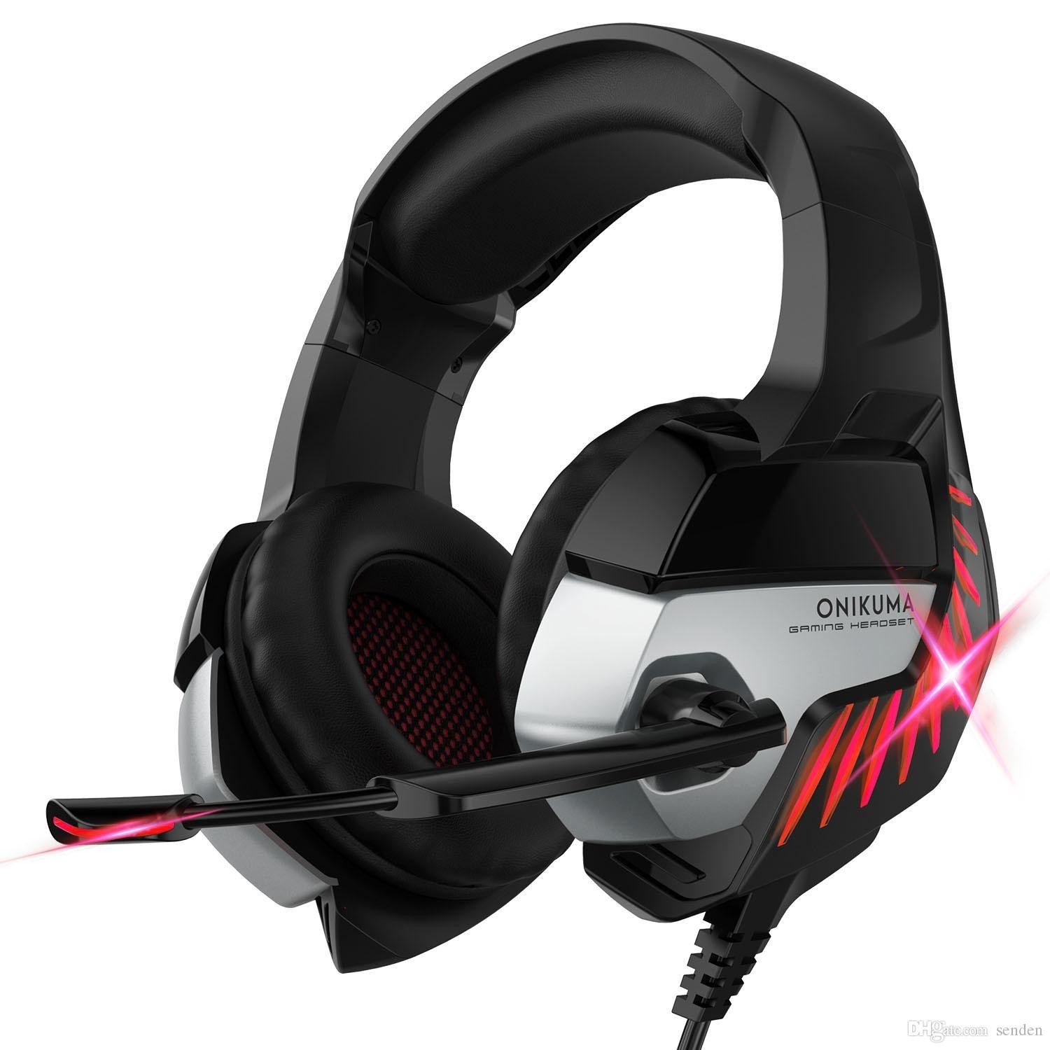 

Наушники игровые Onikuma K5 Pro с микрофоном и подсветкой red