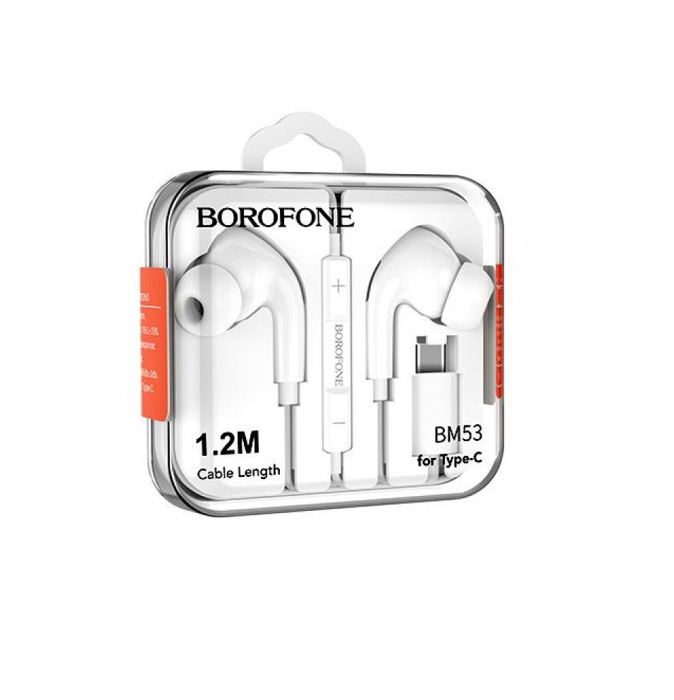 

Наушники Borofone Original Series Type-C для Android white