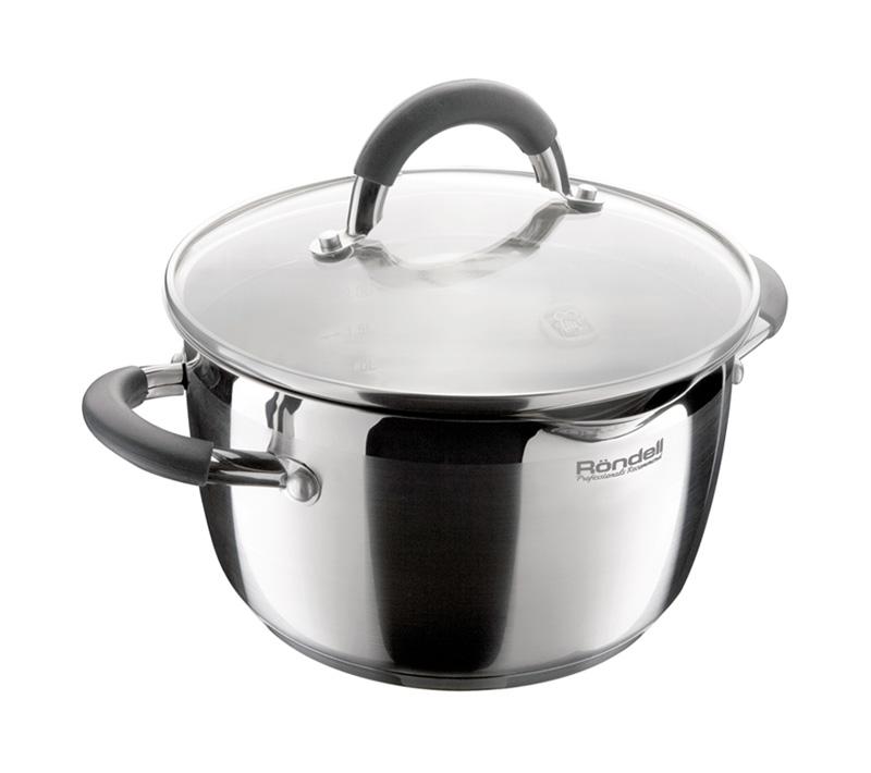 

Кастрюля Rondell Flamme 2.3л со стеклянной крышкой Rondell UK-RDS-023
