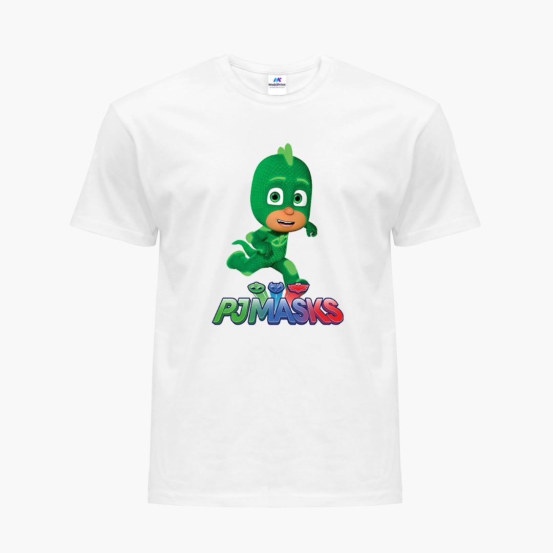 

Детская футболка Герои в масках (PJ Masks) (9224-1616) 110-116 см Хлопок Белый