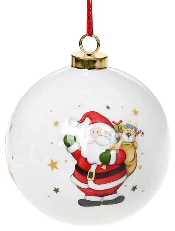 

Набор керамических шаров Happy New Year 10х10х11.5см, 4 штуки Bona BD-811-515