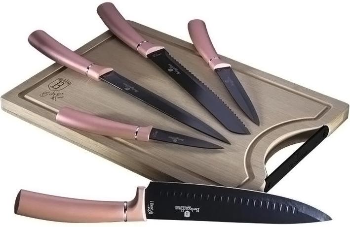 

Набор ножей Berlinger Haus I-Rose Edition 5 ножей и доска Berlinger Haus BH-2554