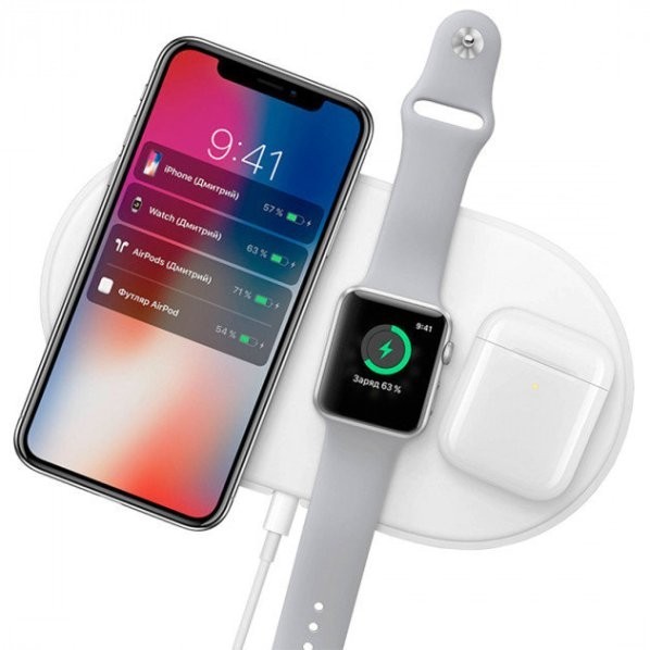 

Беспроводное зарядное устройство Fast Charge для iPhone, Apple Watch, AirPods