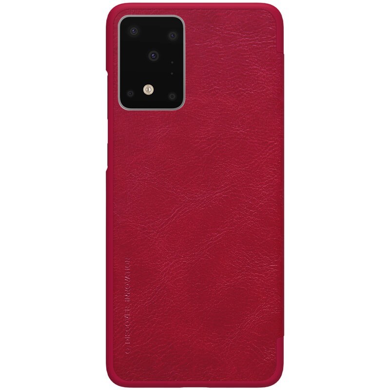 

Кожаный чехол-книжка Nillkin для Samsung Galaxy S20 Ultra red