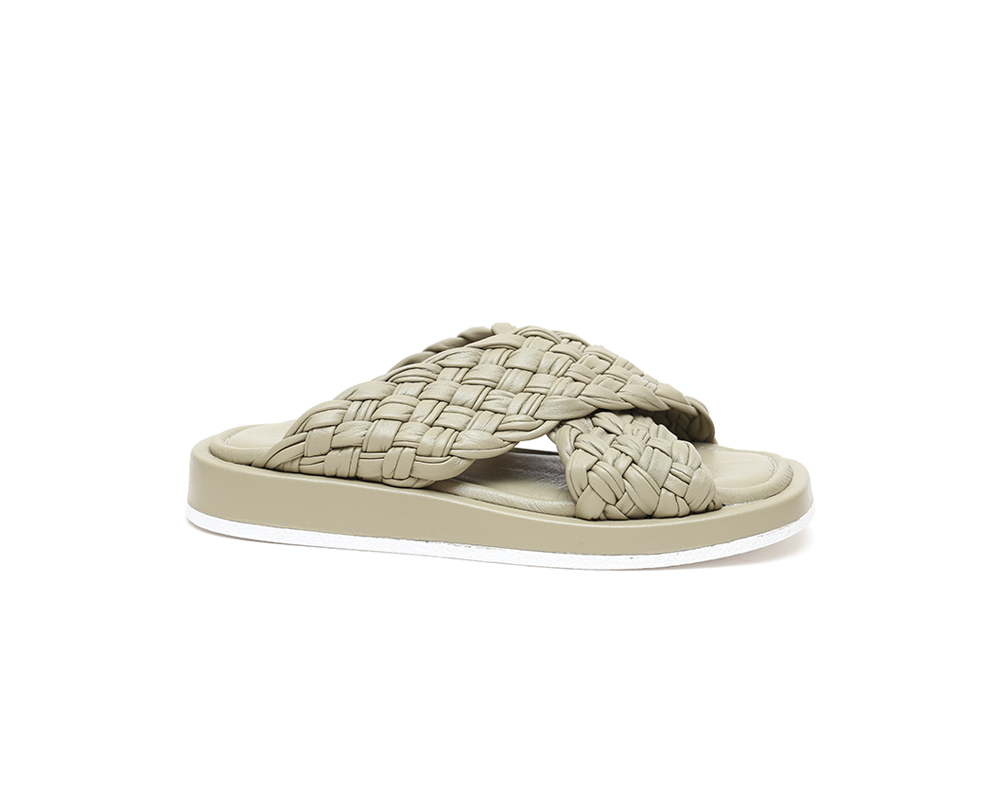 

Шлепанцы FatihShoes PD280 37 Оливковый
