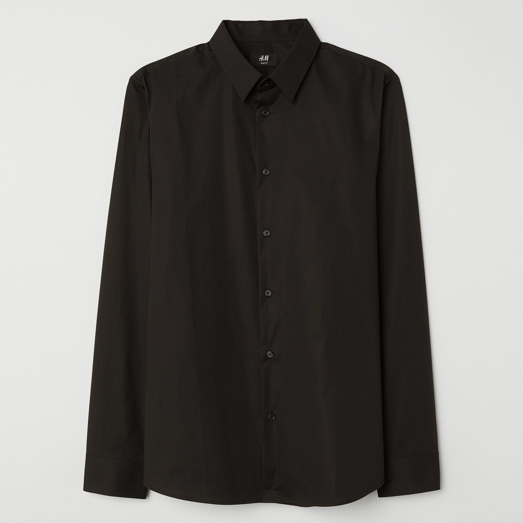 

Рубашка H&M 1902-6183190 L Черная