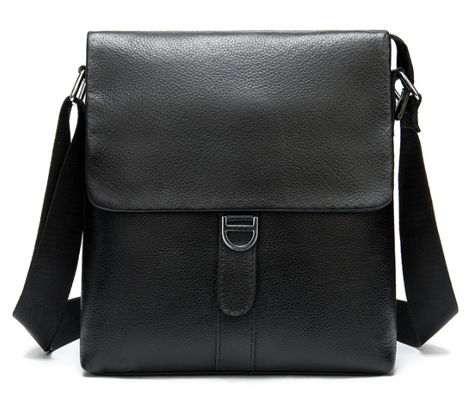 

Мужская кожаная сумка Buffalo Bags 23,5х26х5 см Черный 000153254
