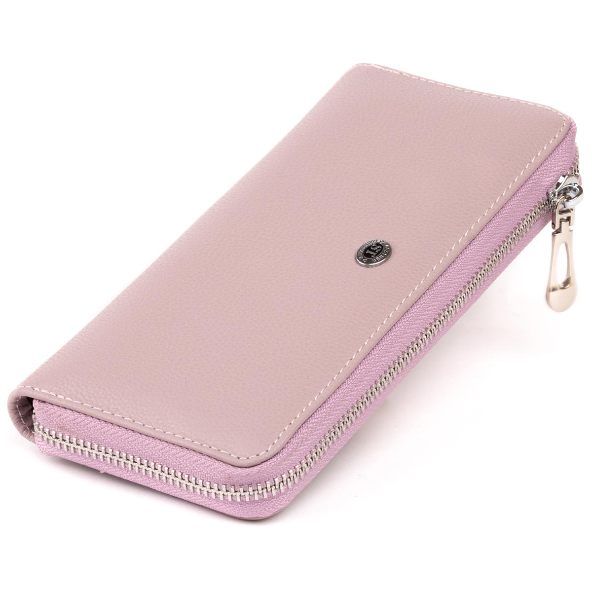 

Женский кожаный кошелек-клатч ST Leather 19х9,5х2,5 см Розовый 000155654