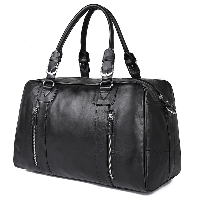 

Мужская кожаная сумка Buffalo Bags 46х27х15 см Черный 000153326