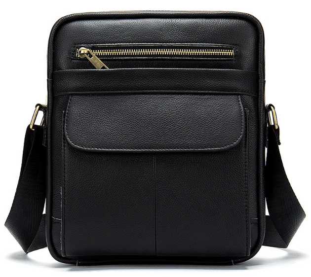 

Мужская кожаная сумка Buffalo Bags 22х27х6,5 см Черный 000153263