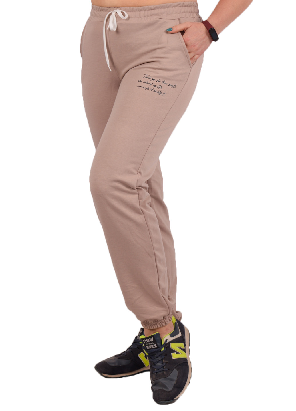 

Штаны женские на резинке и шнурке Dh Fashion A-1 56 Размер 52-54