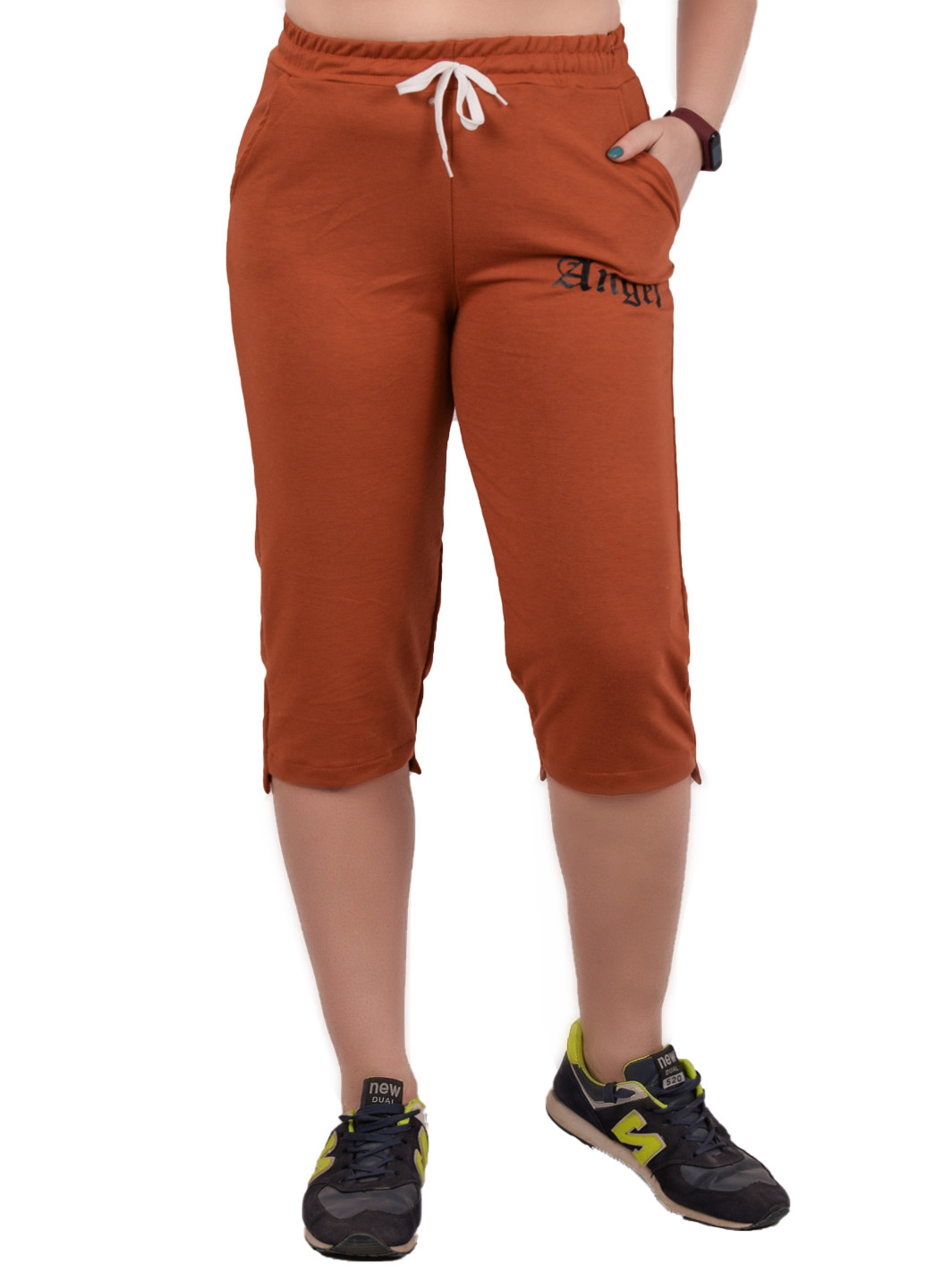 

Бриджи женские на резинке и шнурке Dh Fashion CA-6 52 Размер 48-50