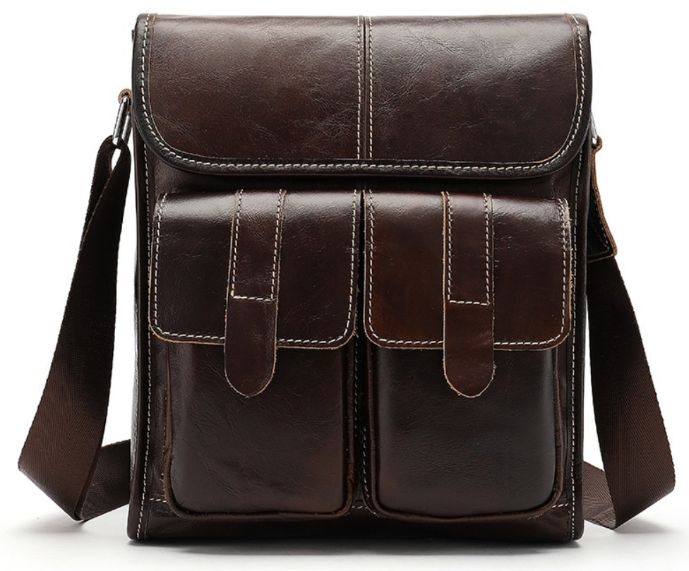 

Мужская кожаная сумка Vintage 26,5х22,5х7 см Коричневый 000154089