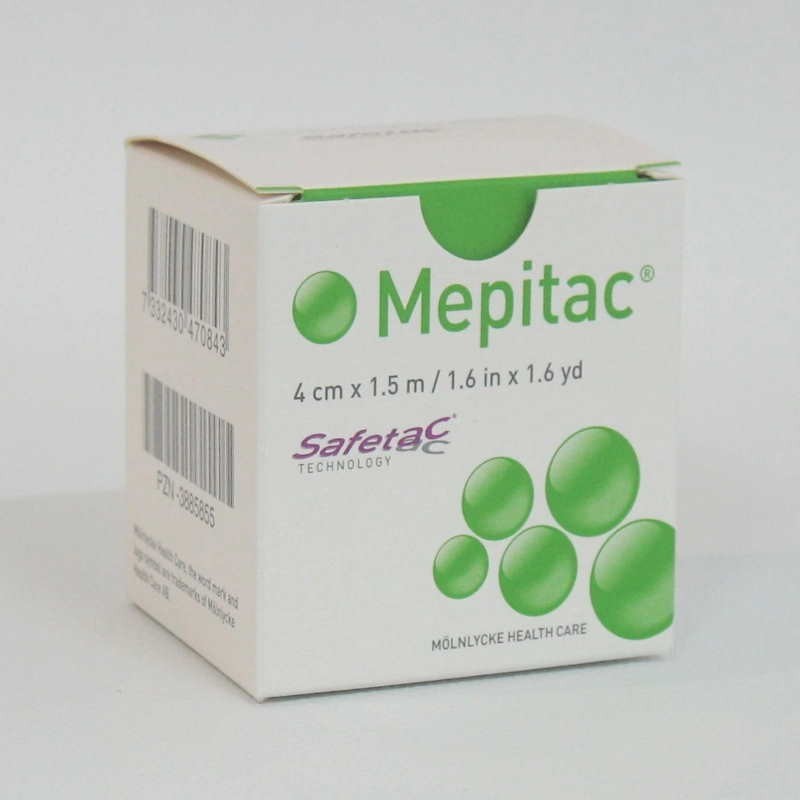 

Пластир фиксирующий силиконовый Mepitac 4см х 1,5м