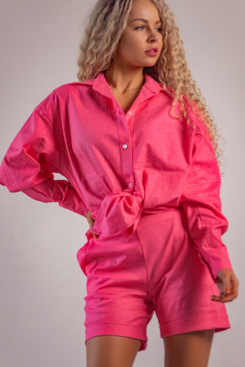

Женский комплект Asalart Linen Pink M-L Розовый 556754