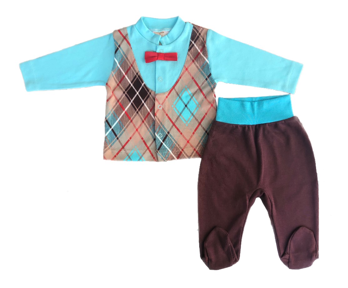 

Комплект Джентельмен Baby Boom (кофта + штаны) для мальчика р 62