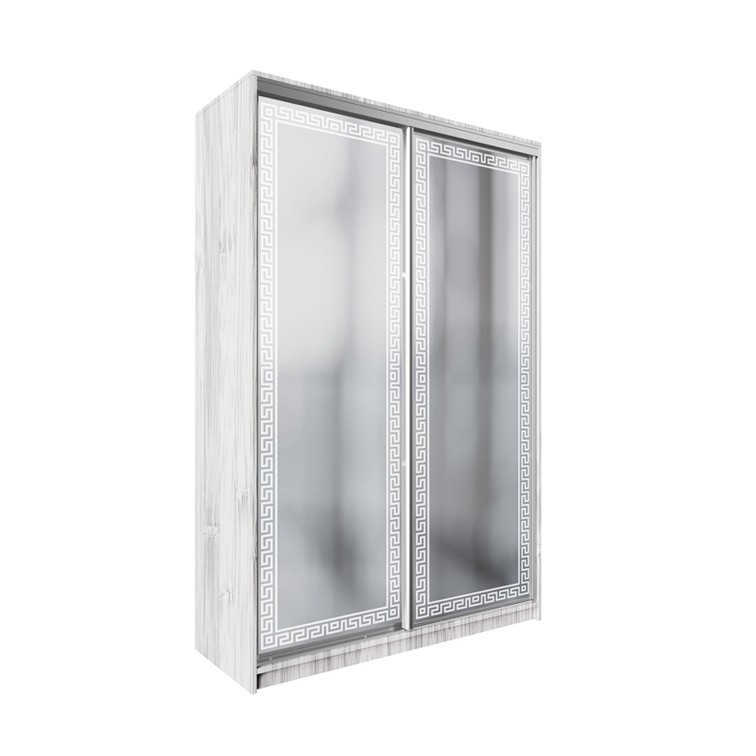 

Шкаф-купе ДЕКОР SM02 Р0263 Зеркало 240 x 200 x 60 см двухдверный Аляска