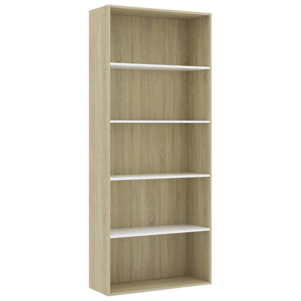 

Книжкова шафа Shumee 80x30x189 см Багатоколірна 801031