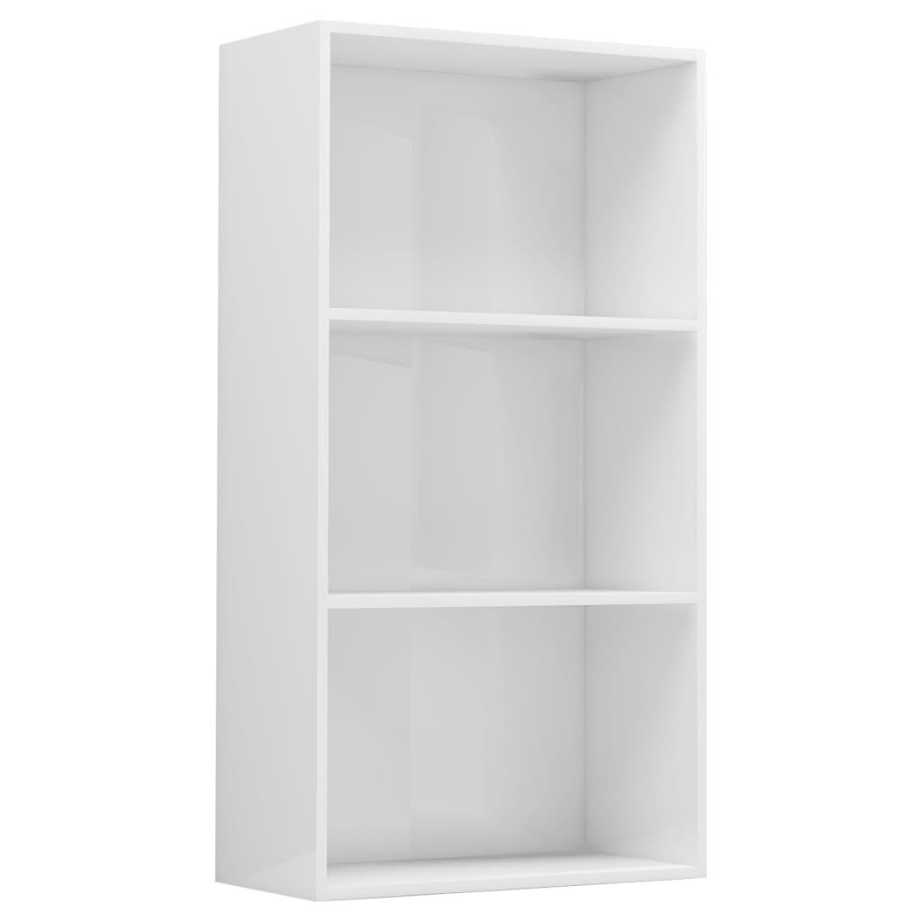 

Книжкова полиця Shumee глянцева 60x30x114 см біла 800978