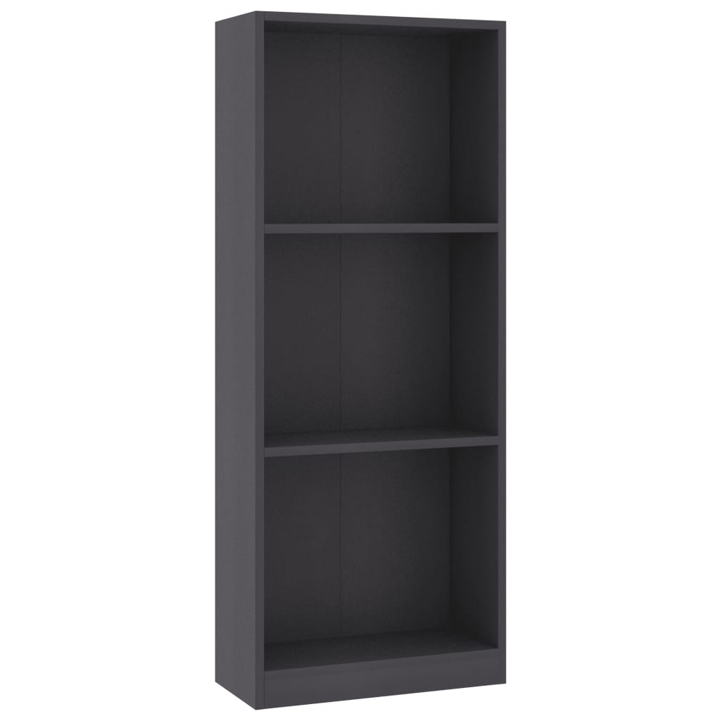 

Книжкова шафа Shumee 40x24x108 см пластини Сіра 800830