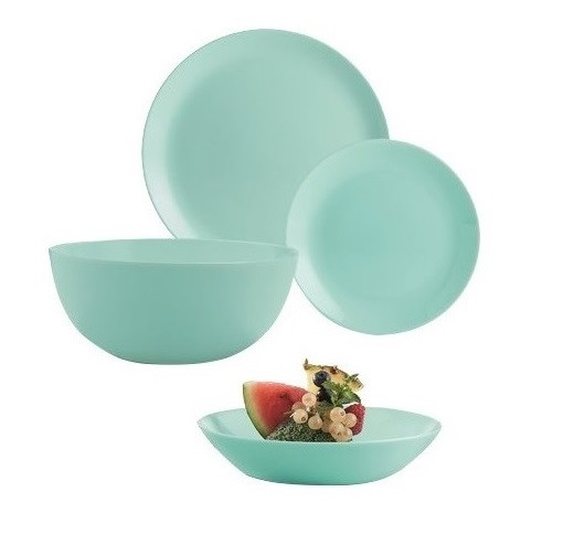 

Столовый сервиз Luminarc из 19 предметов Diwali Light Turquoise P2947