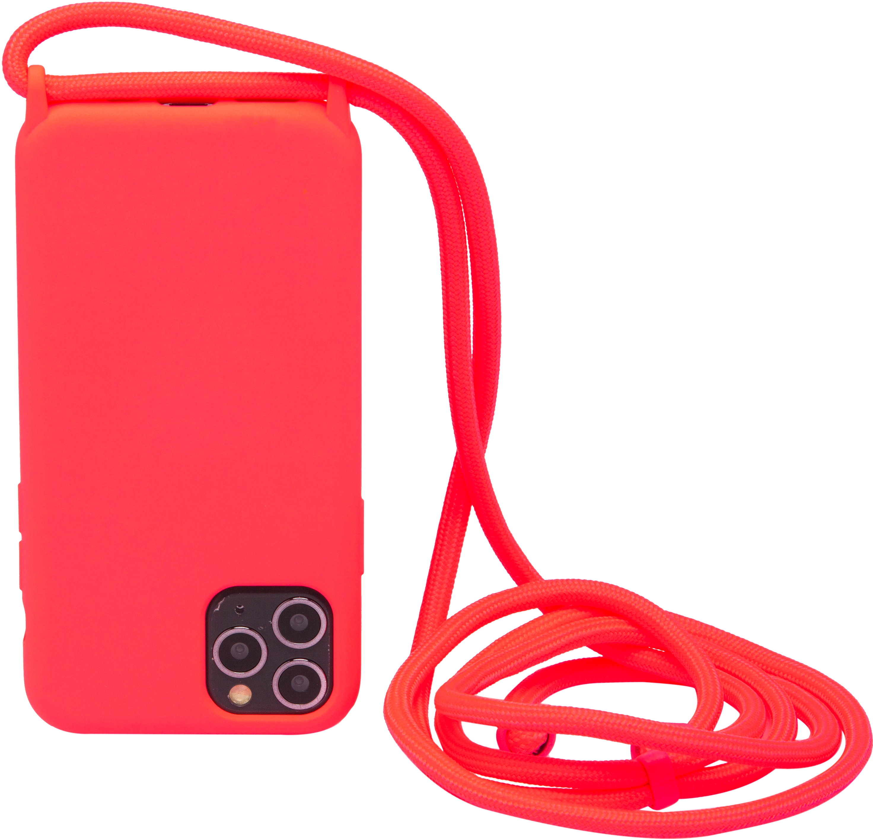 

Панель Necker на шнурке для Apple iPhone 12/12 Pro Electric Pink (NCRR-12-EP)