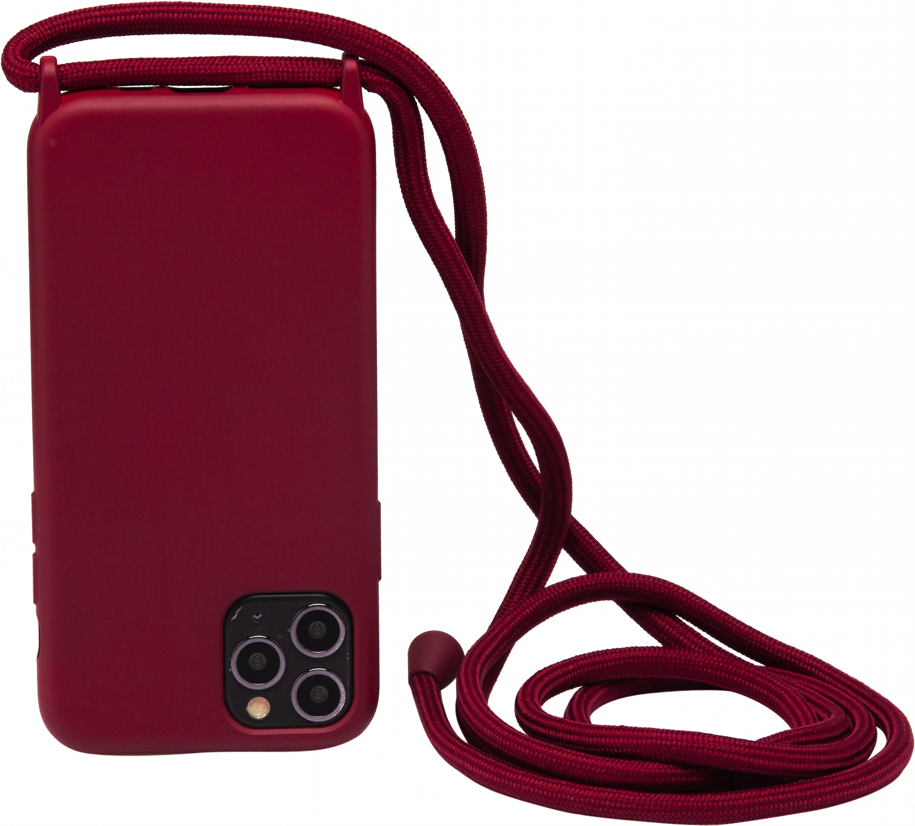 

Панель Necker на шнурке для Apple iPhone 12 Mini Bordeaux (NCRR-12M-BO)