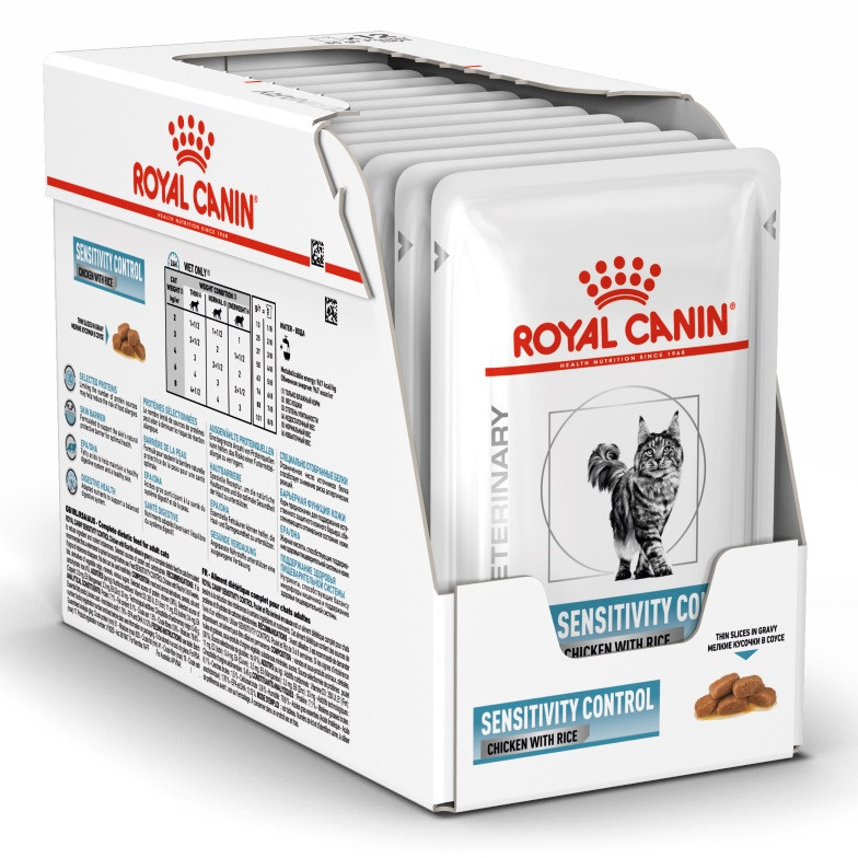 

Влажный корм для кошек Royal Canin Sensitivity Control Feline с курицей блок 85 г*12 шт.
