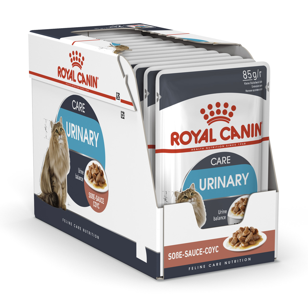 

Влажный корм для поддержания здоровья мочевыводящих путей кошек Royal Canin Urinary Care блок 85 г*12 шт.
