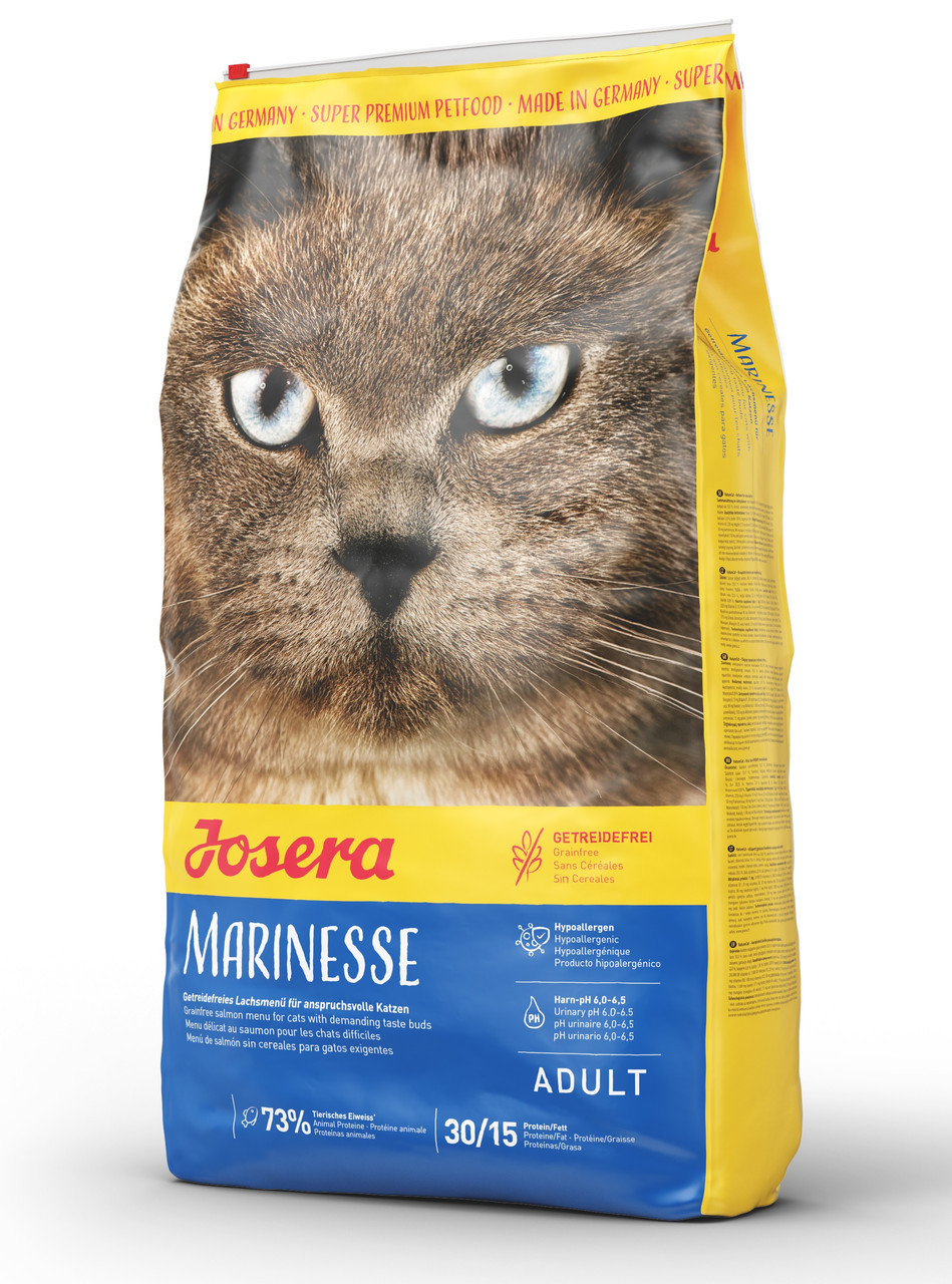 

Сухой гипоаллергенный корм для взрослых кошек Josera Marinesse с лососем 4,25 кг