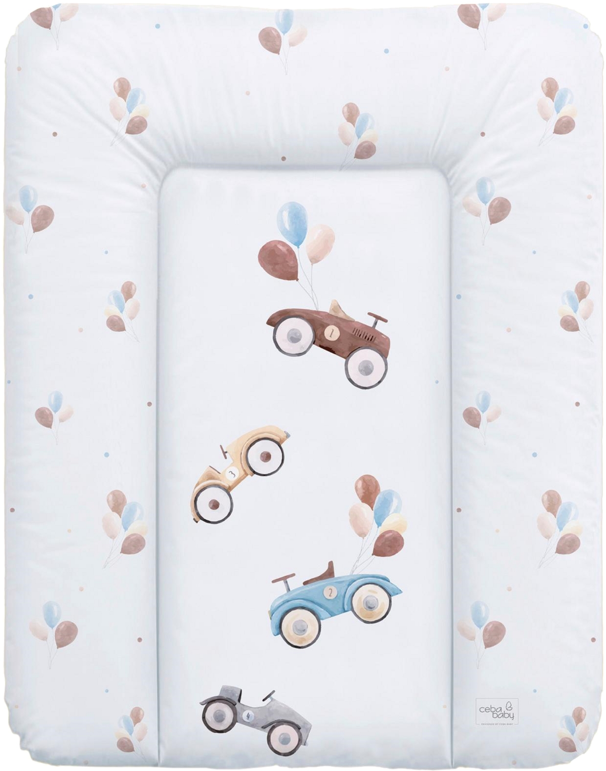 

Матрас пеленальный на комод Ceba Baby 70х50 см мягкий Retro Cars (W-143-000-640)