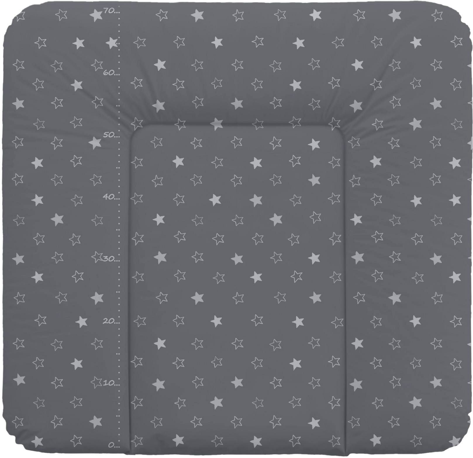 

Матрас пеленальный на комод Ceba Baby 75x72 см мягкий Stars Dark Grey (W-144-066-265)