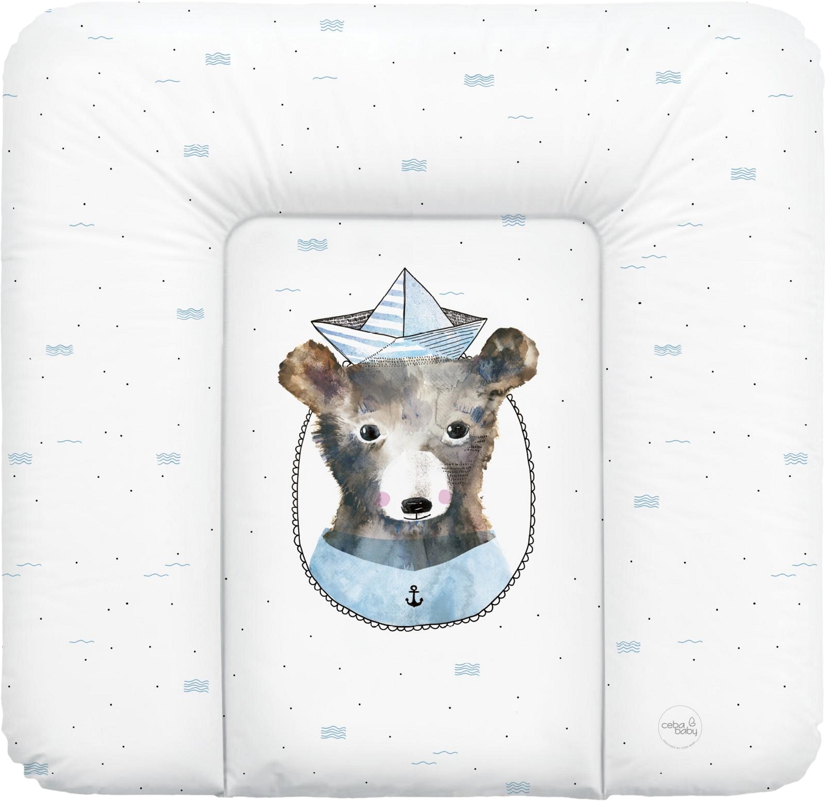 

Матрас пеленальный на комод Ceba Baby 75x72 см мягкий Sailor (W-144-123-654)