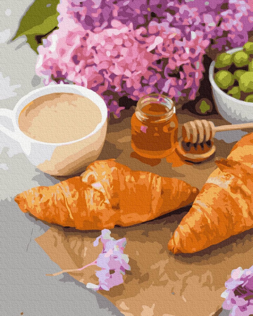 

Картина по номерам TakProsto Медовые круассаны 40x50см