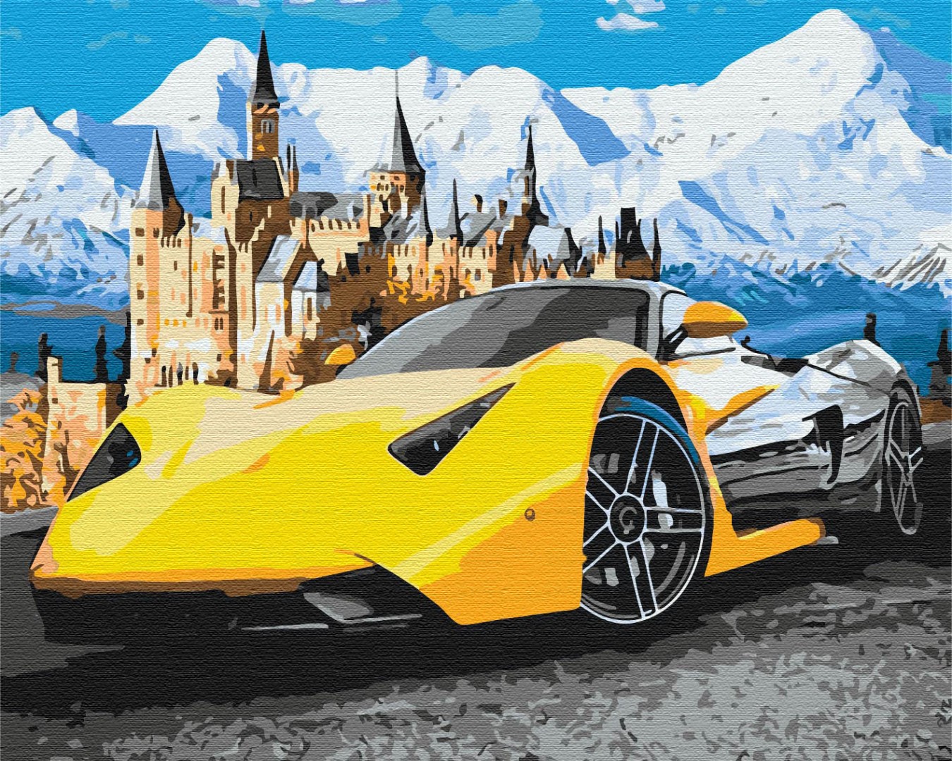 

Картина по номерам TakProsto Lamborghini у замка 40x50см