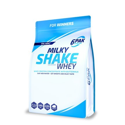 

Протеин 6PAK Nutrition Milky Shake Whey 1800 грамм Клубника со сливками
