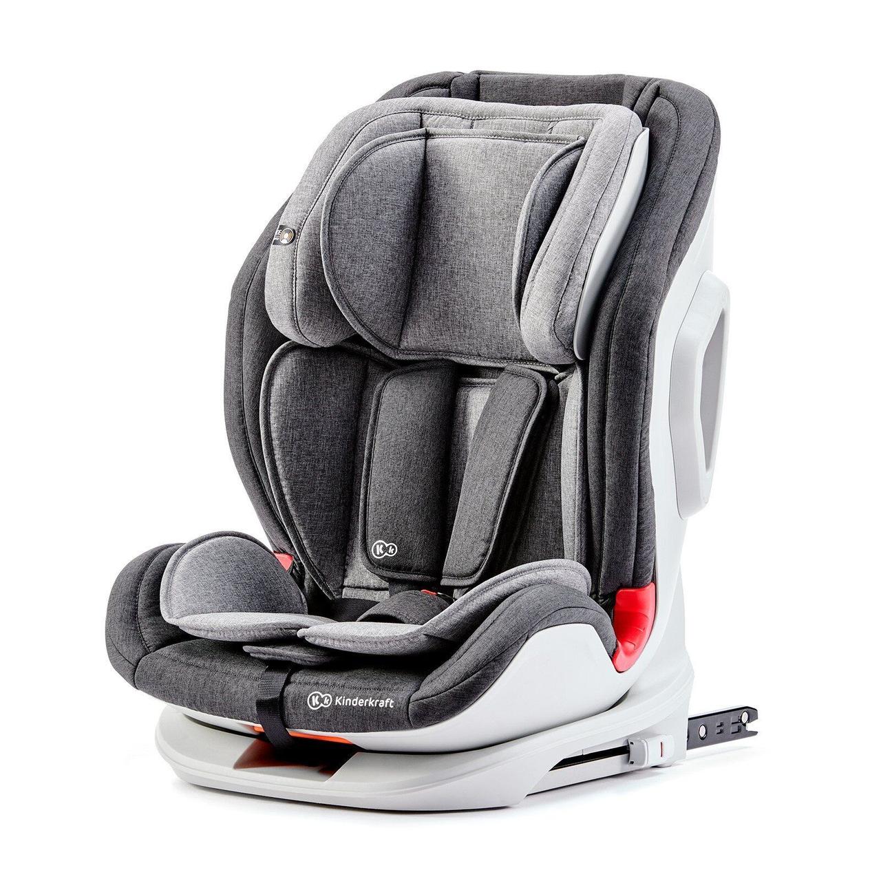 

Автокресло Kinderkraft Oneto3 Black/Gray 9-36 кг (группа 1-2-3)